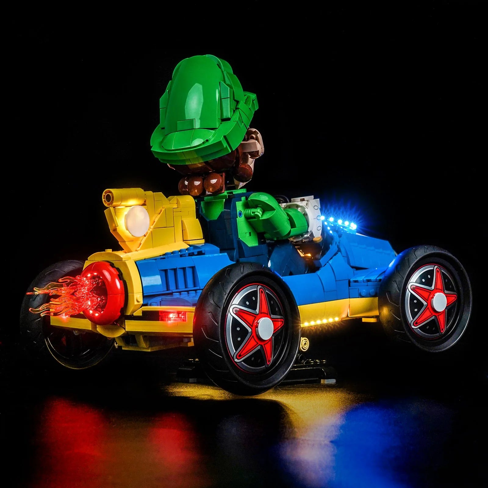 Light Kit for LEGO Mario Kart Luigi Mach 8 72050 | Bright My Bricks