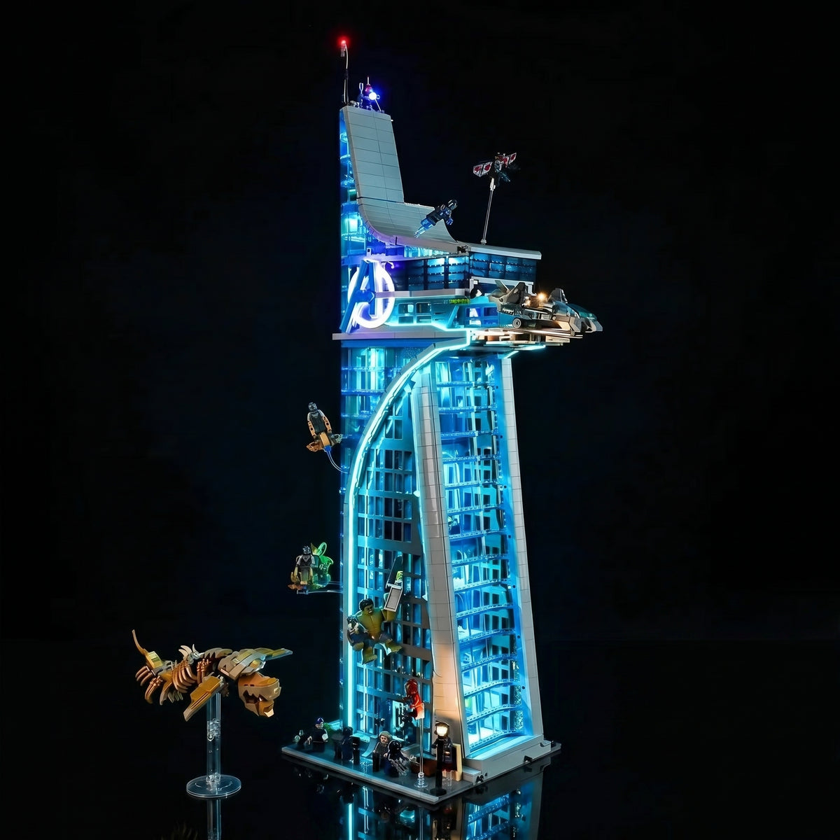 LED light kit for LEGO® Marvel Avengers Tower #76269 | Bright My Bricks