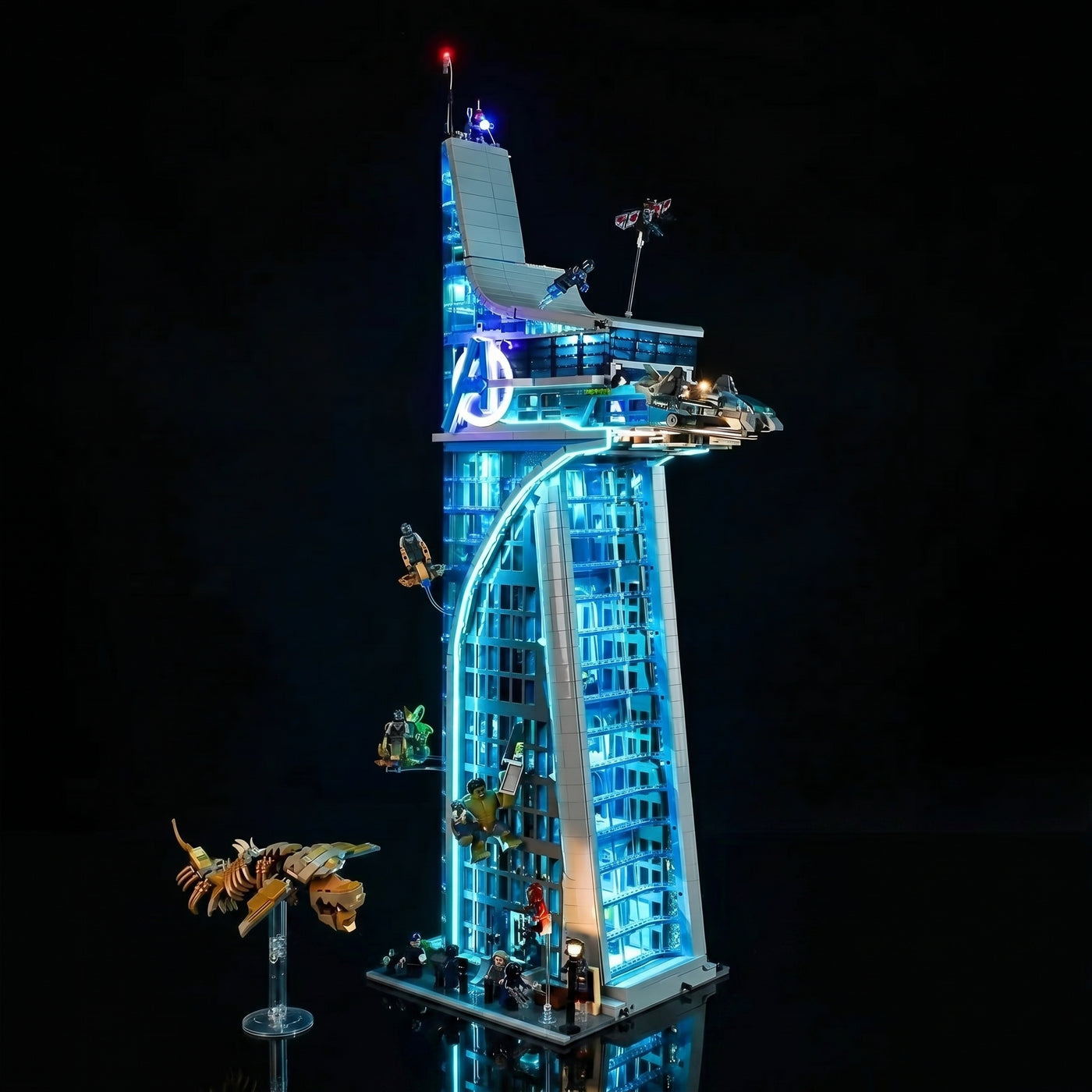 LED light kit for LEGO® Marvel Avengers Tower #76269 | Bright My Bricks