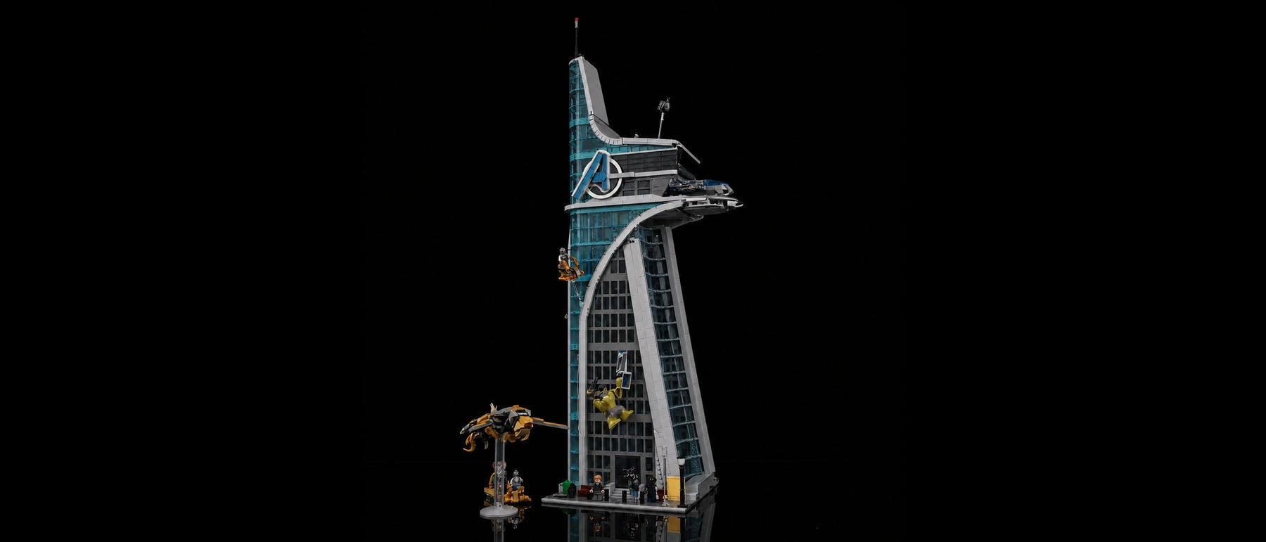 LED-Beleuchtungsset für LEGO® Avengers Tower #76269 — standard build, without the LED light kit