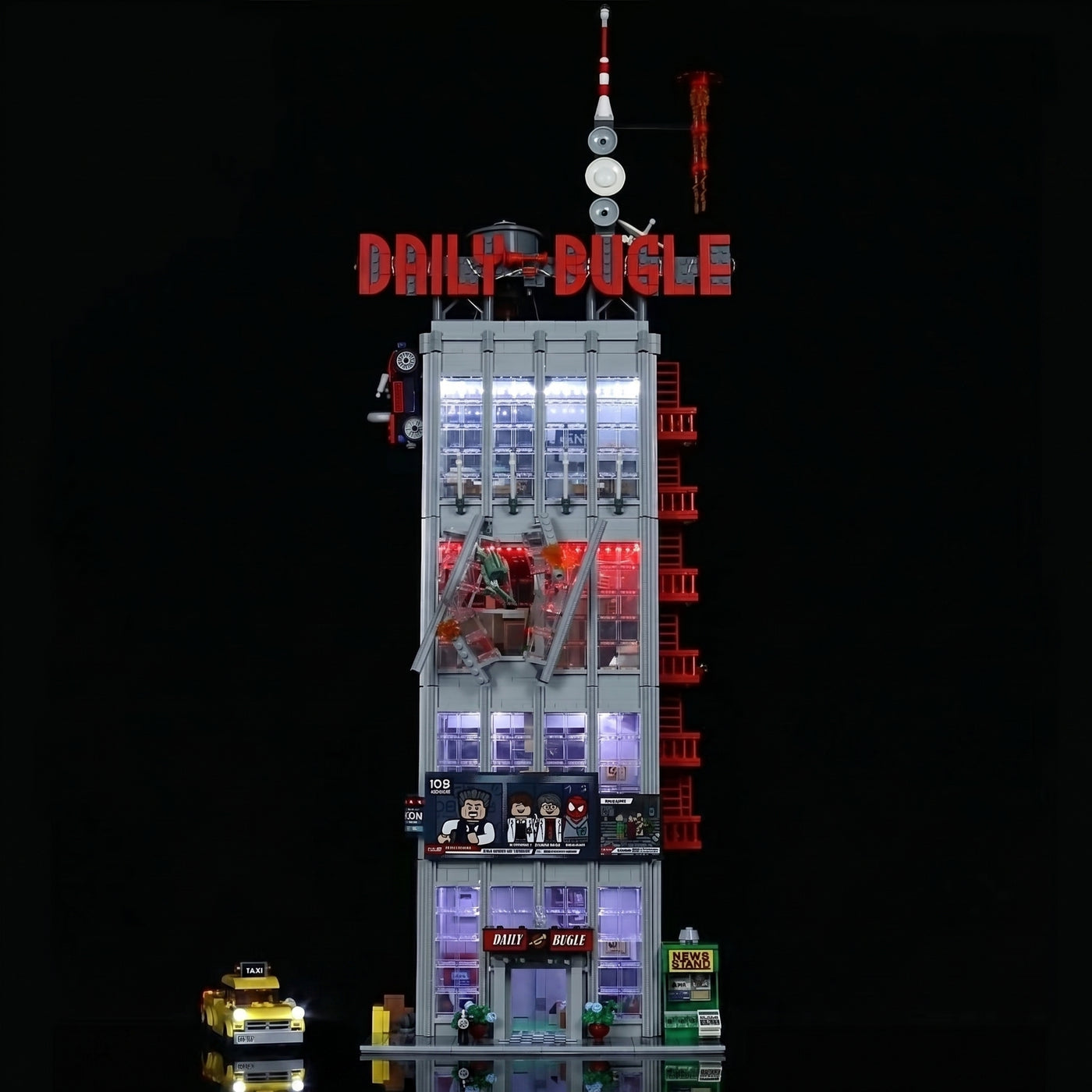 LED light kit for LEGO® Marvel Daily Bugle #76178 | Bright My Bricks