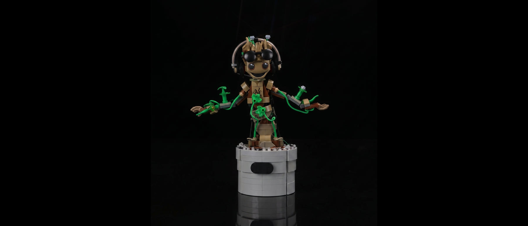 LED-Beleuchtungsset für LEGO® Tanzender Groot #76297 — standard build, without the LED light kit