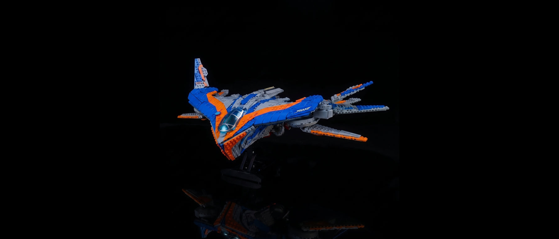 LED-Beleuchtungsset für LEGO® Guardians of the Galaxy: Die Milano #76286 — standard build, without the LED light kit