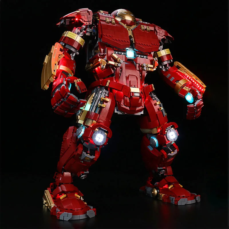 LED light kit for LEGO® Marvel Hulkbuster #76210 | Bright My Bricks