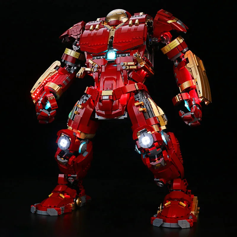display lighting in a dark room: Bright My Bricks LED lighting kit for LEGO® Marvel Hulkbuster #76210