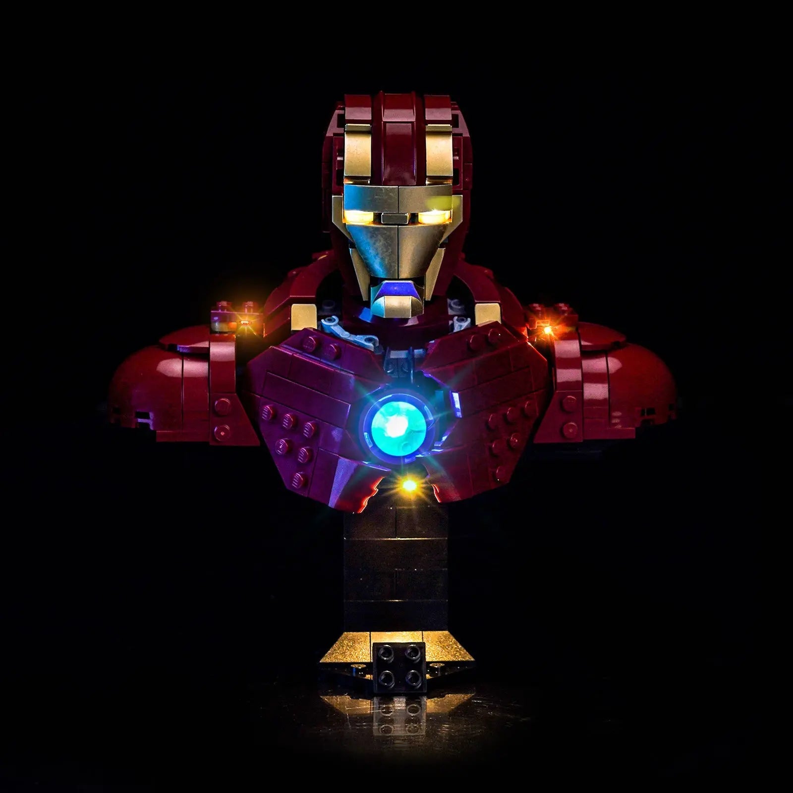 Light Kit for LEGO Marvel Iron Man MK4 Bust #76327 - Bright My Bricks