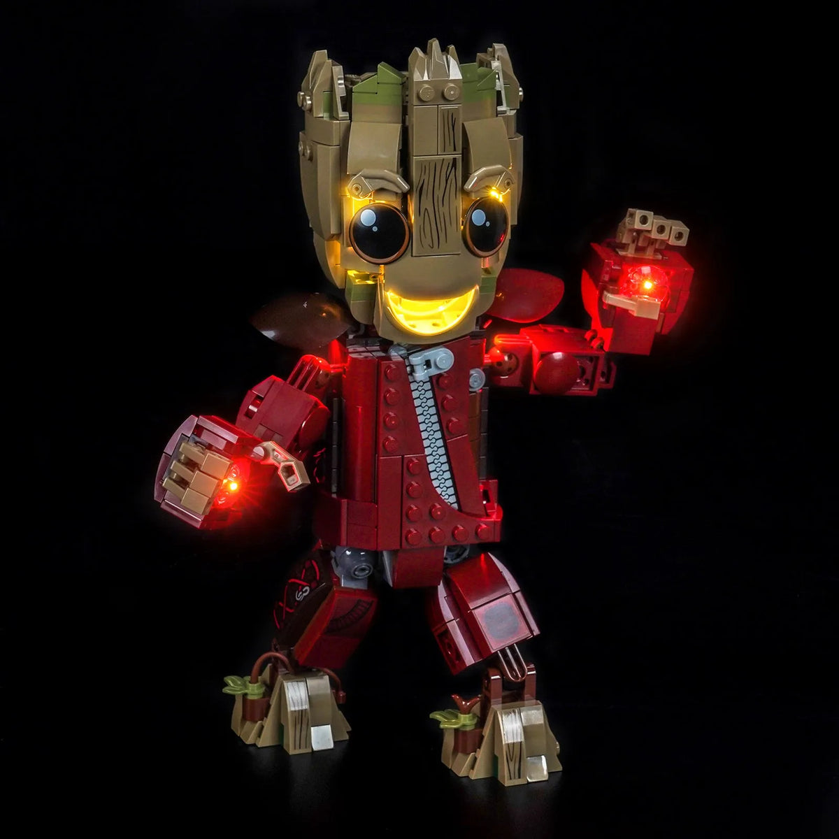 LED light kit for LEGO® Marvel Ravager Jumpsuit Groot #76341 | Bright My Bricks