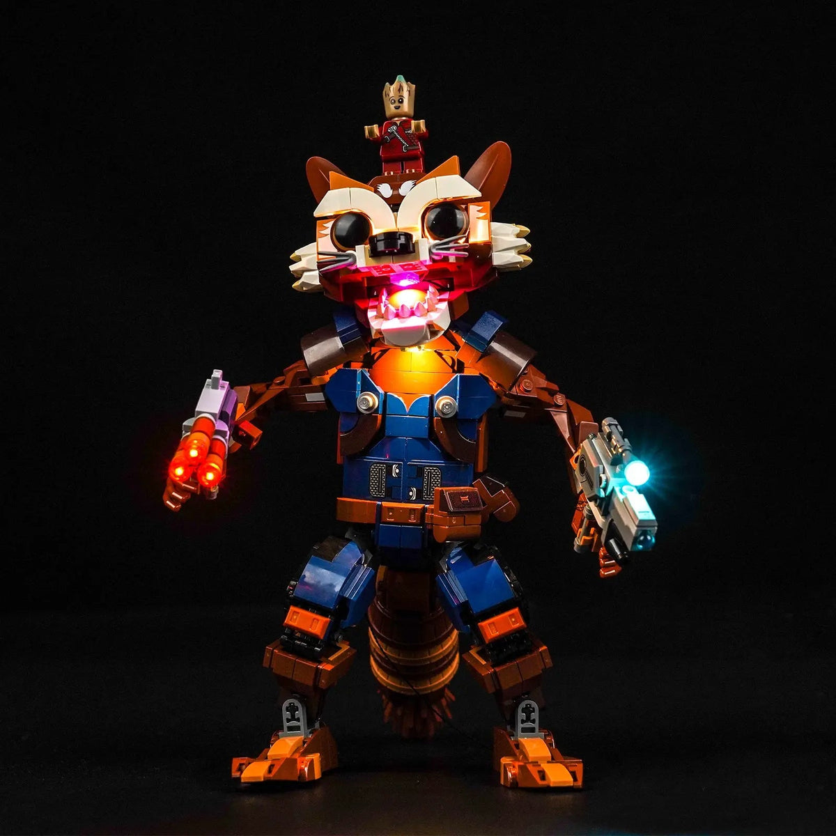 LED light kit for LEGO® Marvel Rocket & Baby Groot #76282 | Bright My Bricks