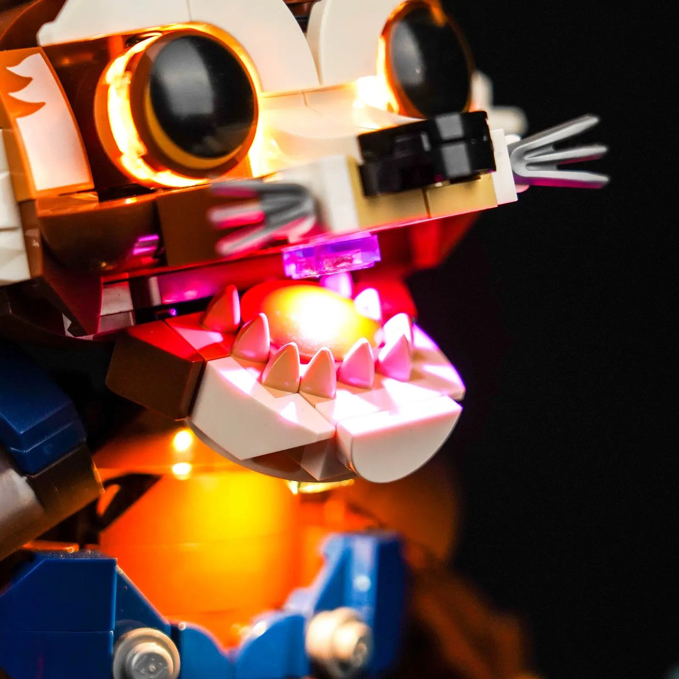 USB-powered LED light kit for LEGO® Marvel Rocket & Baby Groot #76282, LED kit powered on