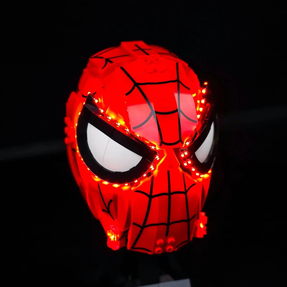 display light kit for LEGO® Marvel Spider-Man's Mask #76285, night-mode display glow