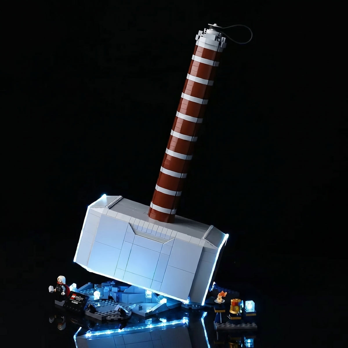 LED light kit for LEGO® Marvel Thor's Hammer #76209 | Bright My Bricks