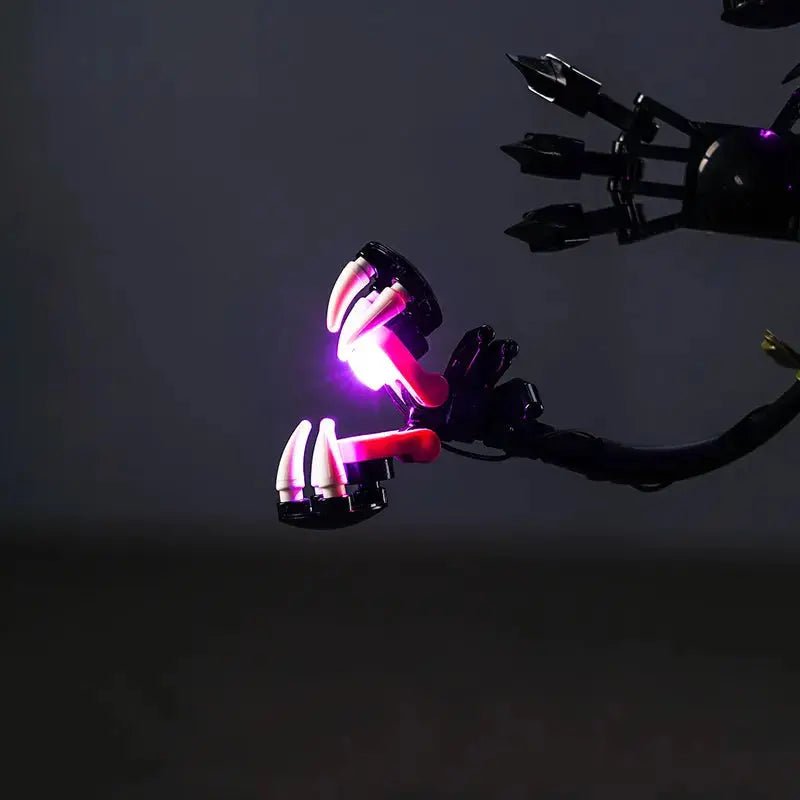 Bright My Bricks premium LED light kit for LEGO® Marvel Venomized Groot #76249 — lighting effect on the build