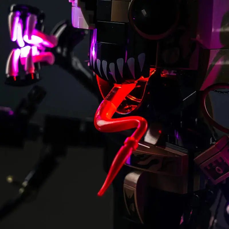 LEGO® Marvel Venomized Groot #76249 — LED kit powered on (light kit)