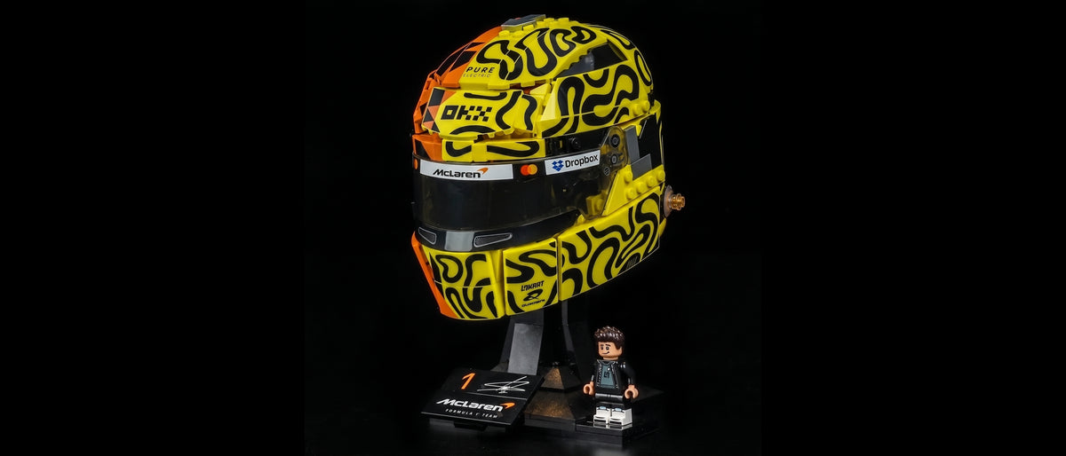 Light Kit for LEGO® McLaren Mastercard F1 Team Lando Norris Helmet #43023 — standard build, without the LED light kit