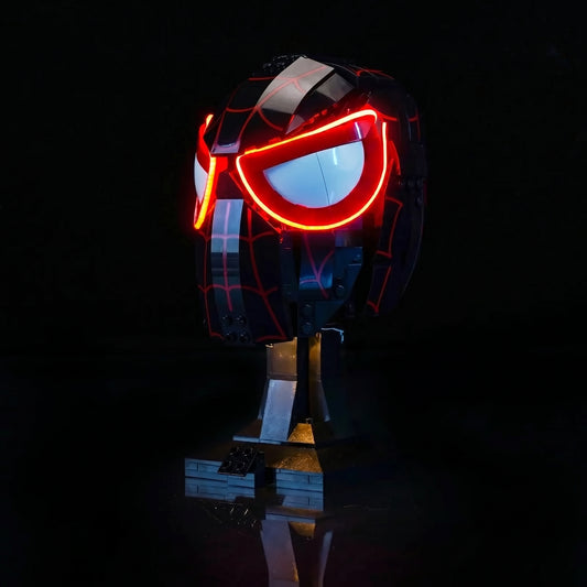 LED light kit for LEGO® Miles Morales' Mask #76329 | Bright My Bricks