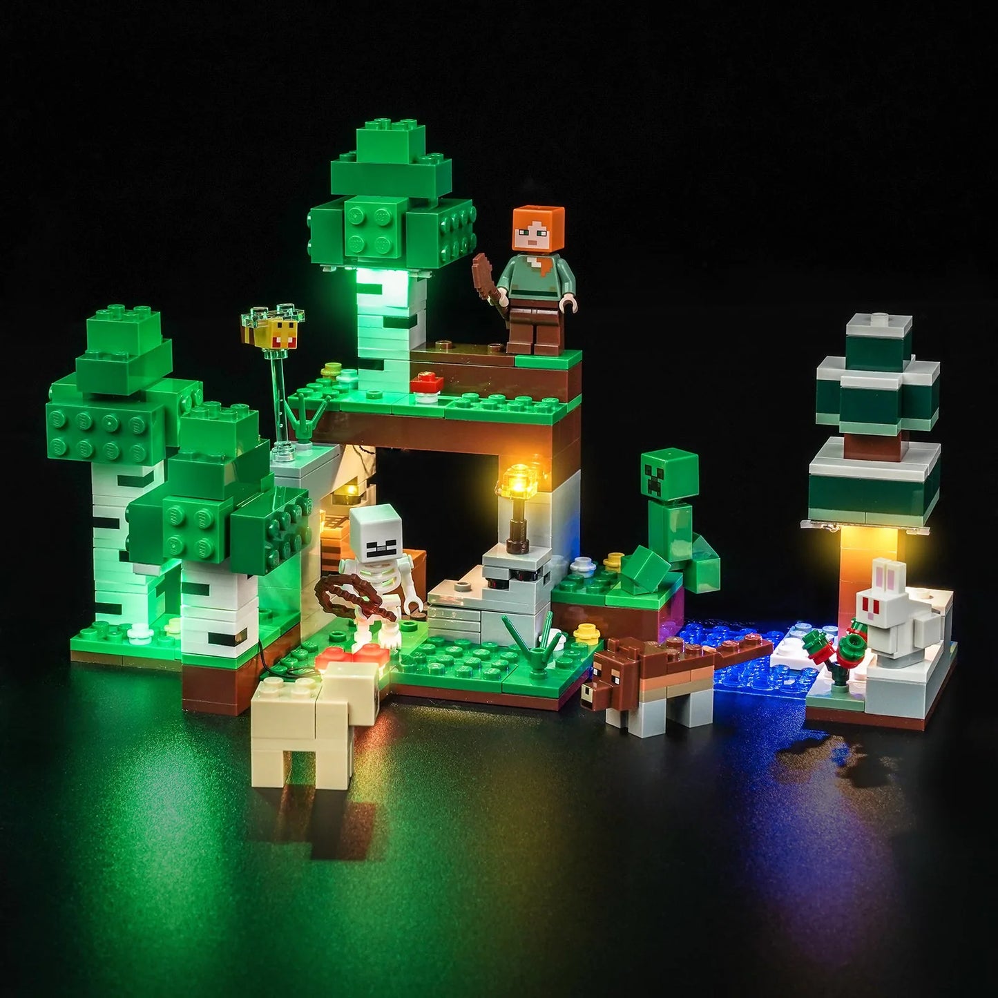 Bright My Bricks LED kit for LEGO Minecraft First Night Adventure #21593