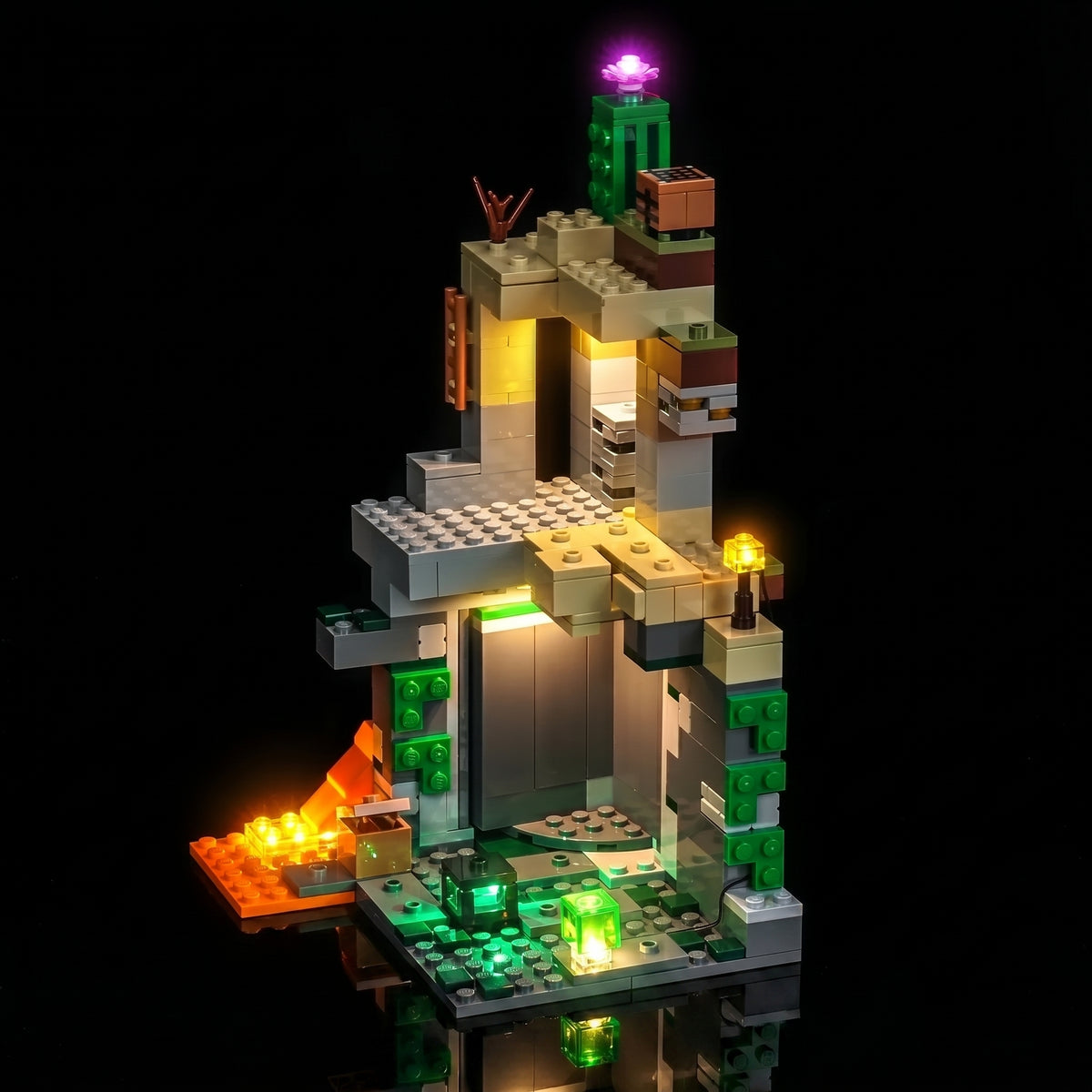LED light kit for LEGO® Minecraft Zombie Dungeon #21587 | Bright My Bricks