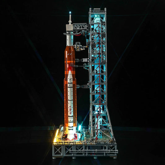 Light Kit for LEGO NASA Artemis Space Launch System Blue #10341 - Bright My Bricks