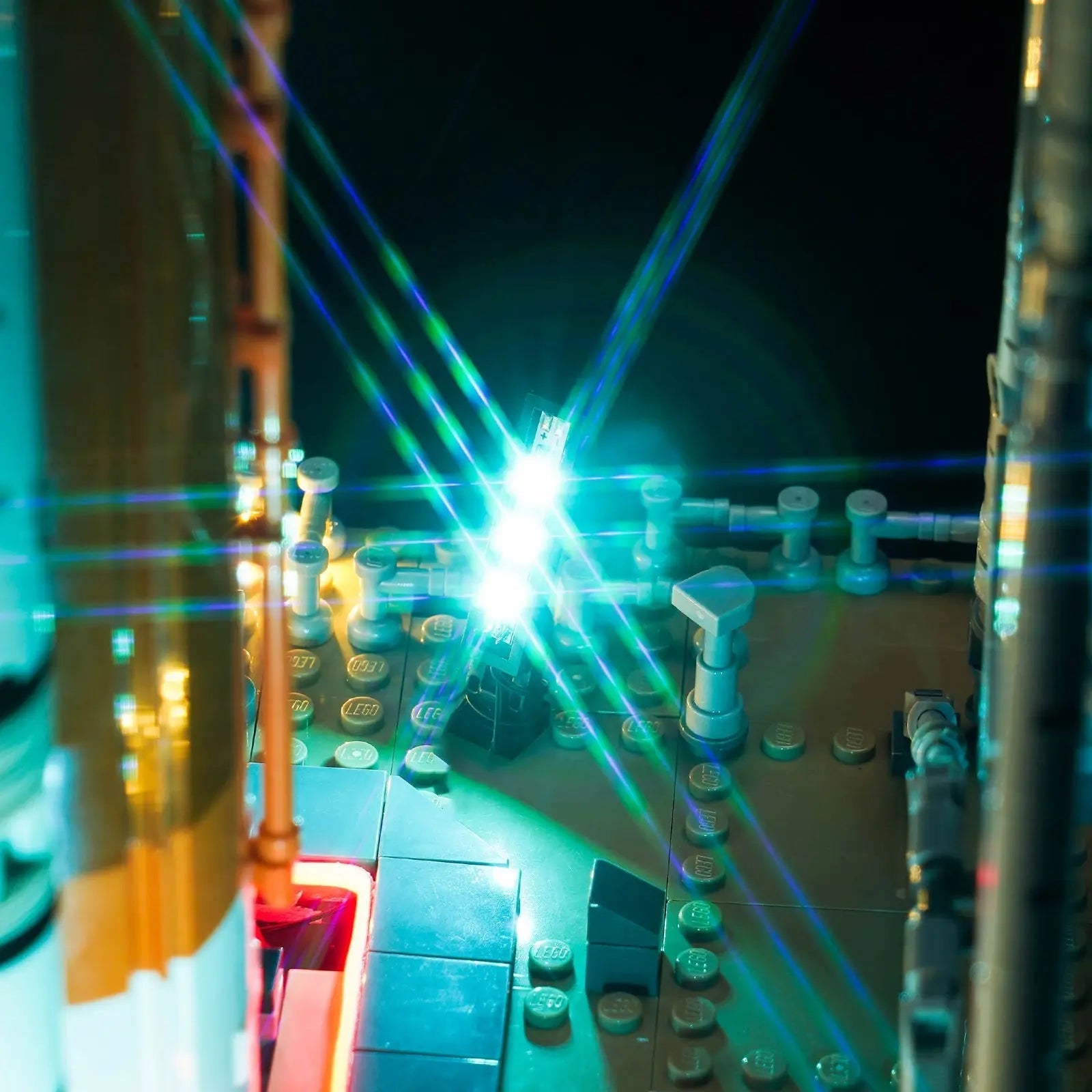 LEGO NASA Artemis Space Launch System Blue #10341 with premium LED kit