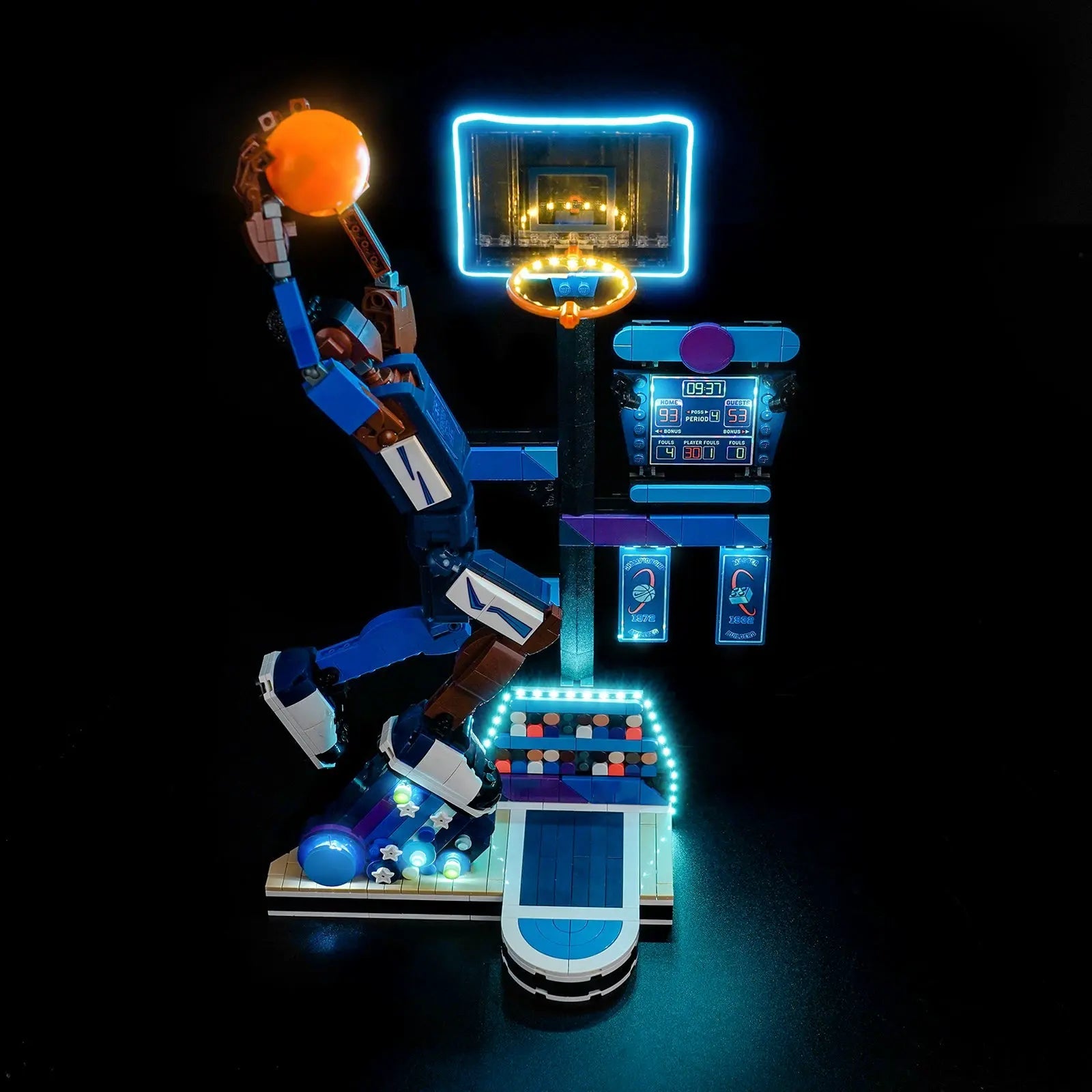 Light Kit LEGO Nike Slam Dunk #43010 display view
