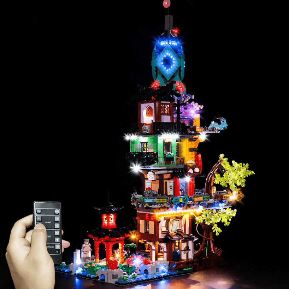 Light Kit for LEGO NINJAGO City Gardens #71741 - Bright My Bricks
