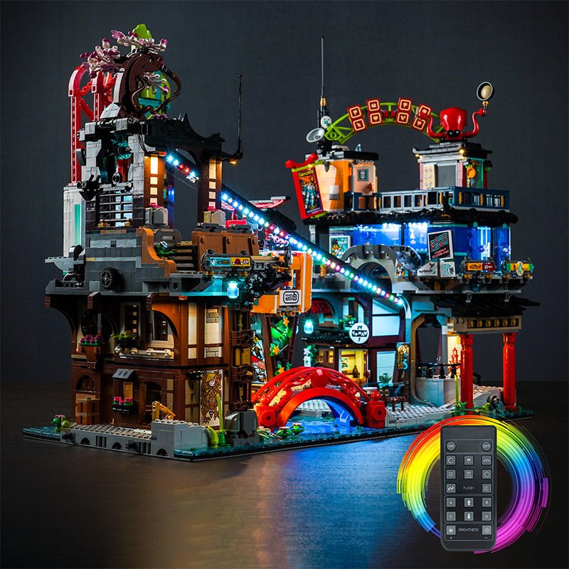 Light Kit for LEGO Ninjago City Markets #71799 - Bright My Bricks