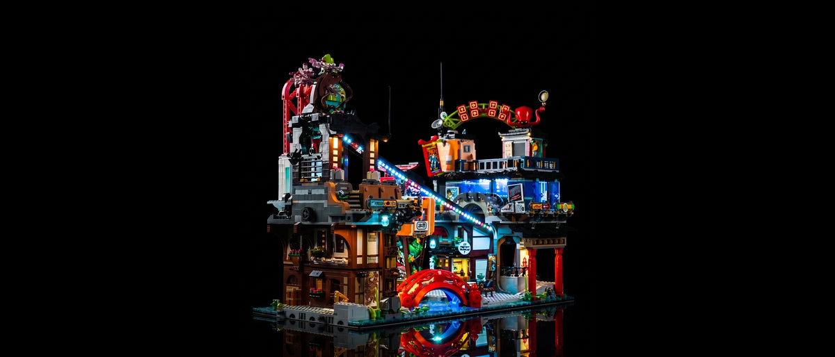 The Working Cable Car — Light Kit for LEGO® Ninjago City Markets #71799