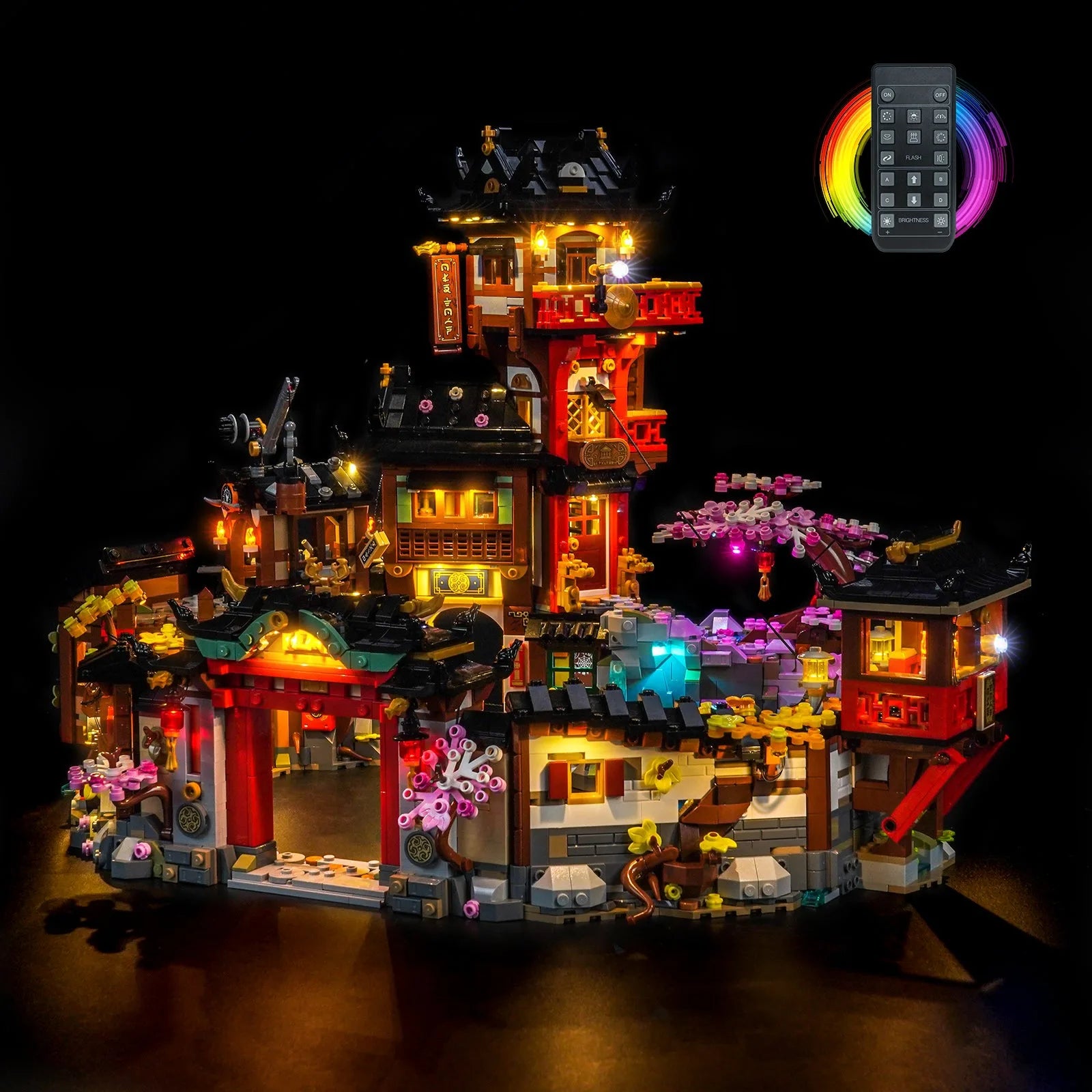 Light Kit for LEGO NINJAGO The Old Town 15th Anniversary #71861 - Bright My Bricks