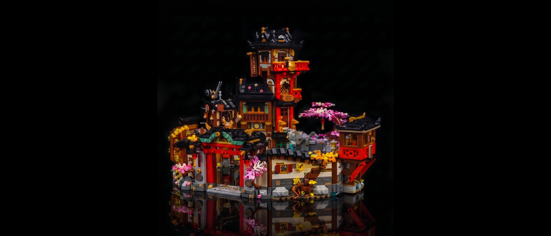 LED-Beleuchtungsset für LEGO® 15-jähriges Jubiläum der Alten Stadt #71861 — standard build, without the LED light kit