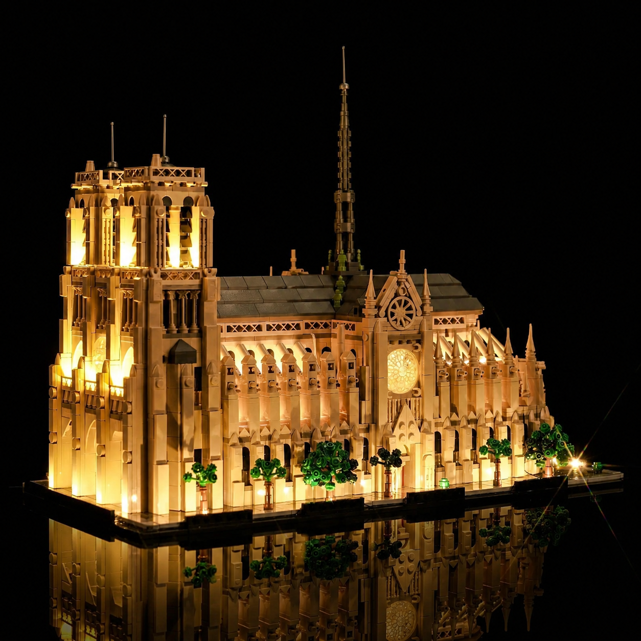 LED light kit for LEGO® Notre-Dame de Paris #21061 | Bright My Bricks