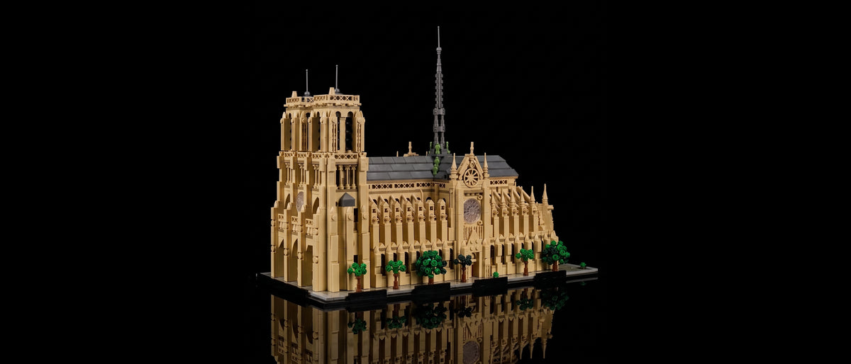 Light Kit for LEGO® Notre-Dame de Paris #21061 — standard build, without the LED light kit