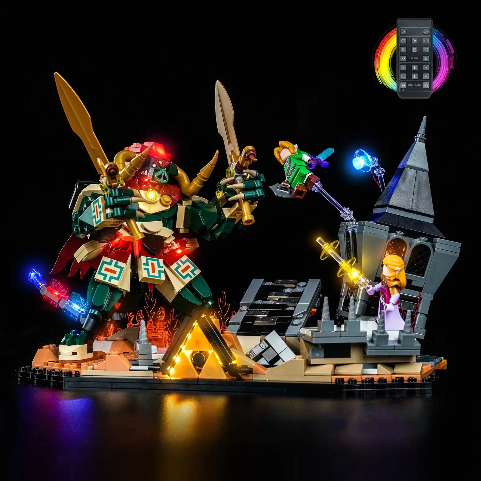 LED-Beleuchtungsset für LEGO® Ocarina of Time Das Letzte Gefecht #77093