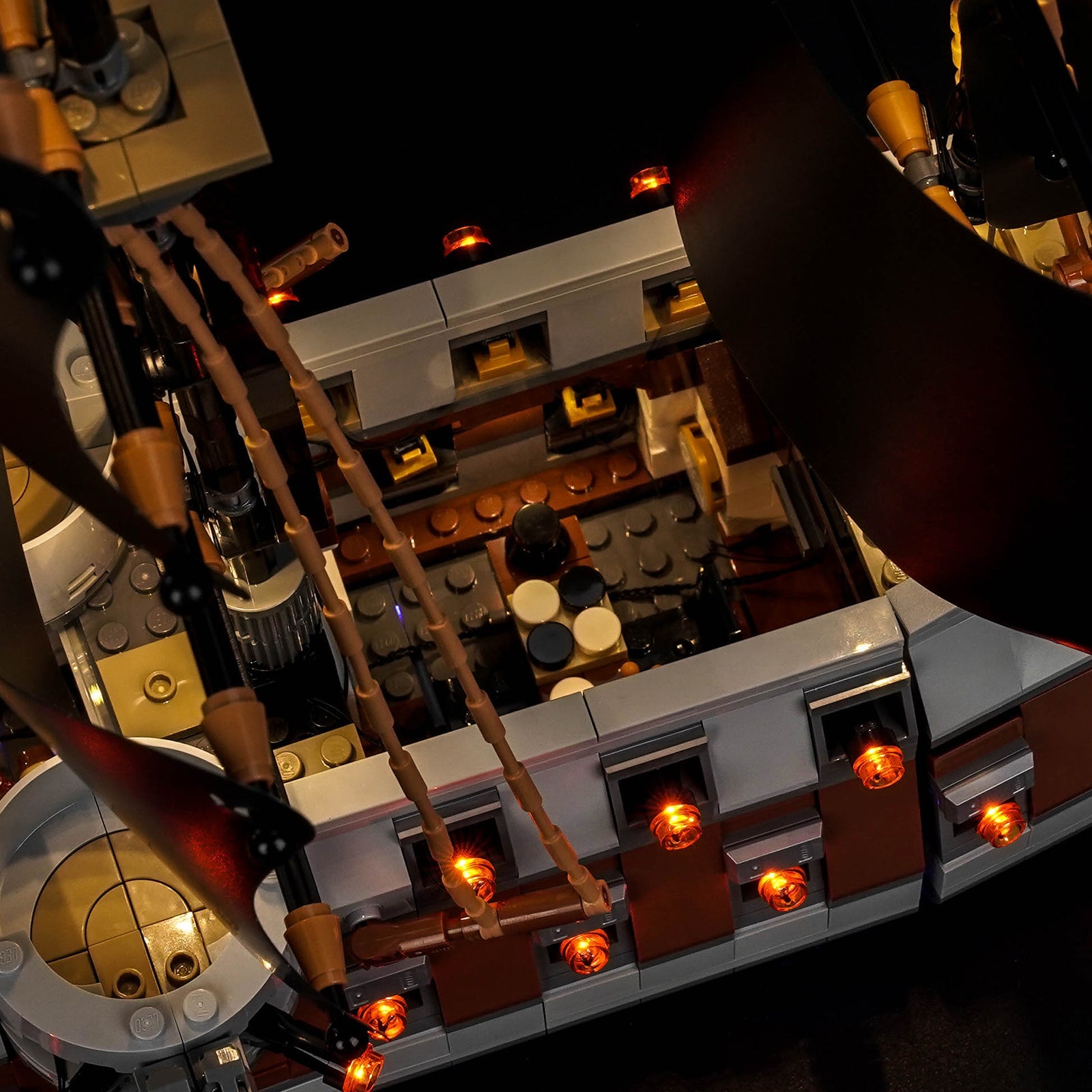 LED-Beleuchtungsset für LEGO® Garps Marineschlachtschiff #75646