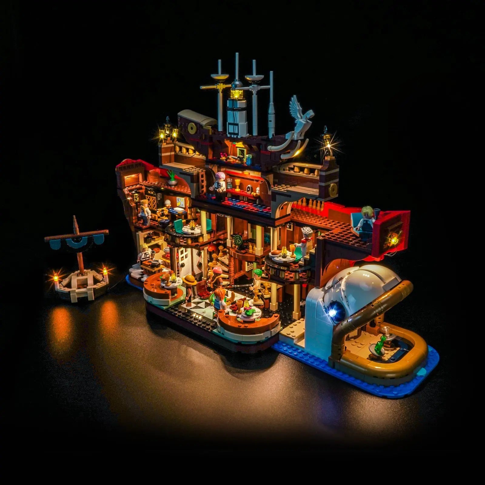 Bright My Bricks LED kit for LEGO One Piece The Baratie Floating Restaurant #75640