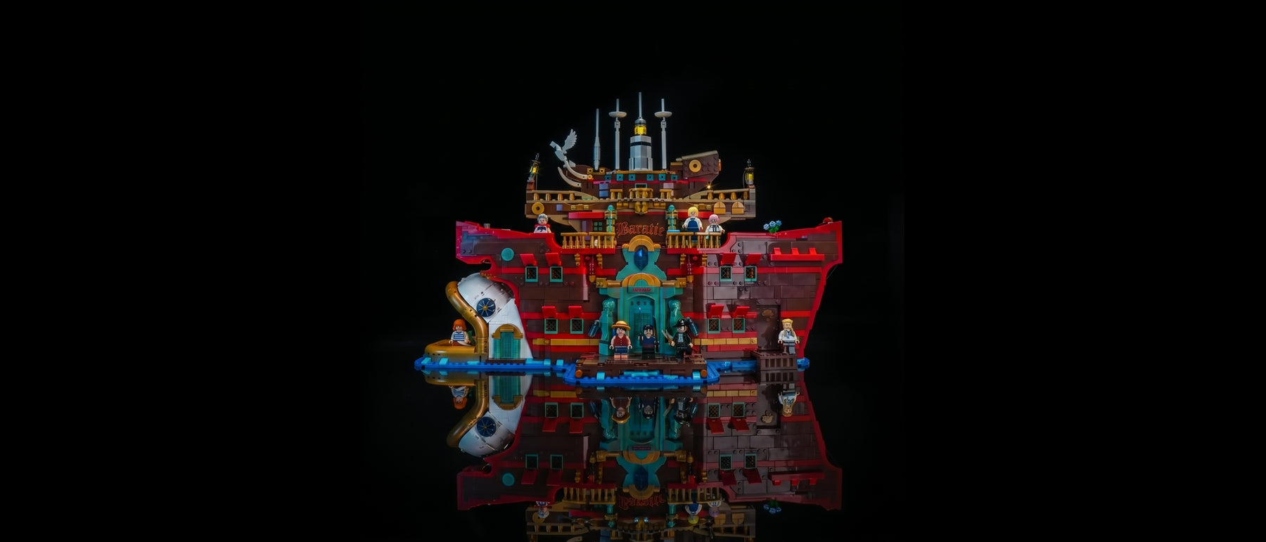 Light Kit for LEGO® One Piece The Baratie Floating Restaurant #75640 — standard build, without the LED light kit