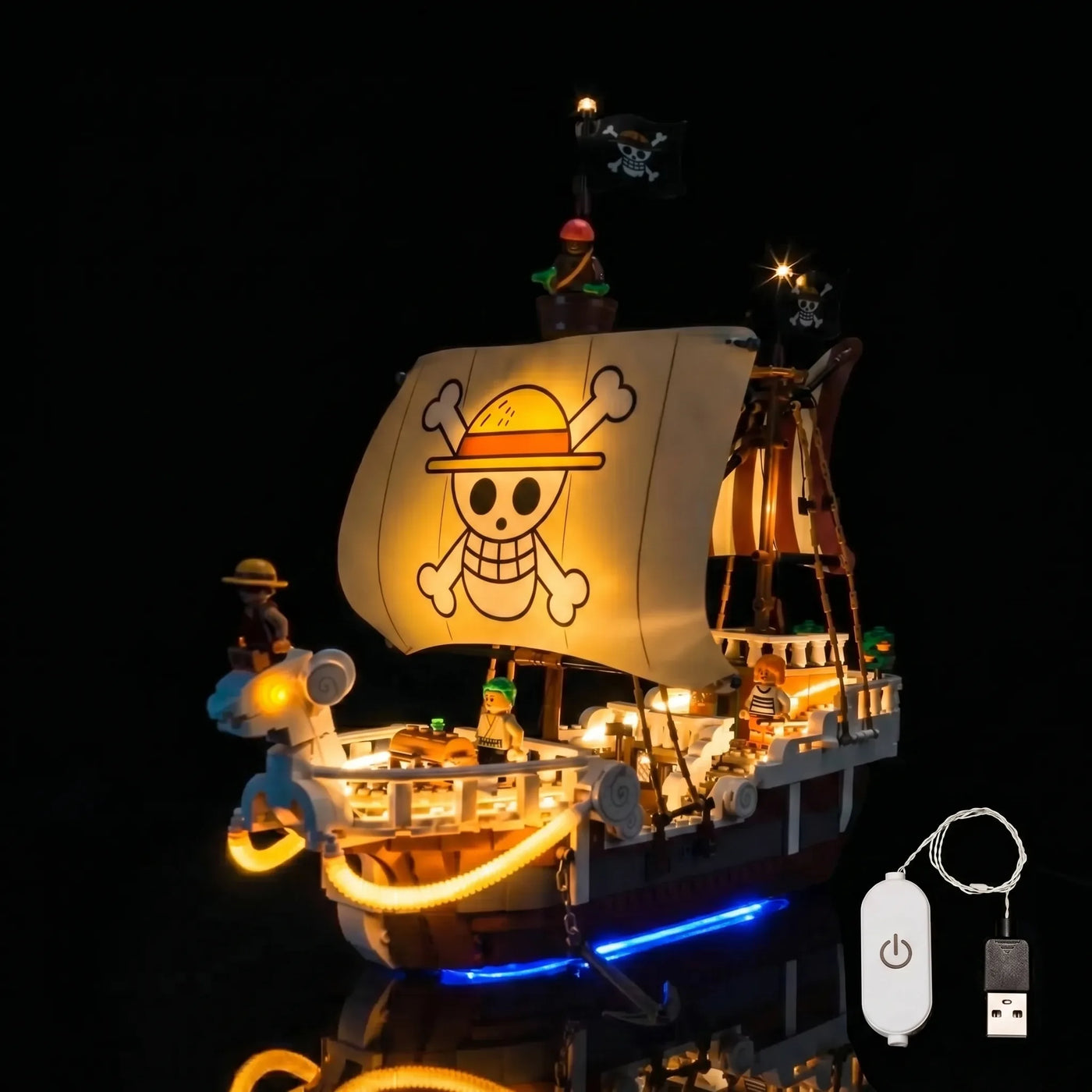 LED light kit for LEGO® One Piece The Going Merry Pirate Ship #75639 | Bright My Bricks