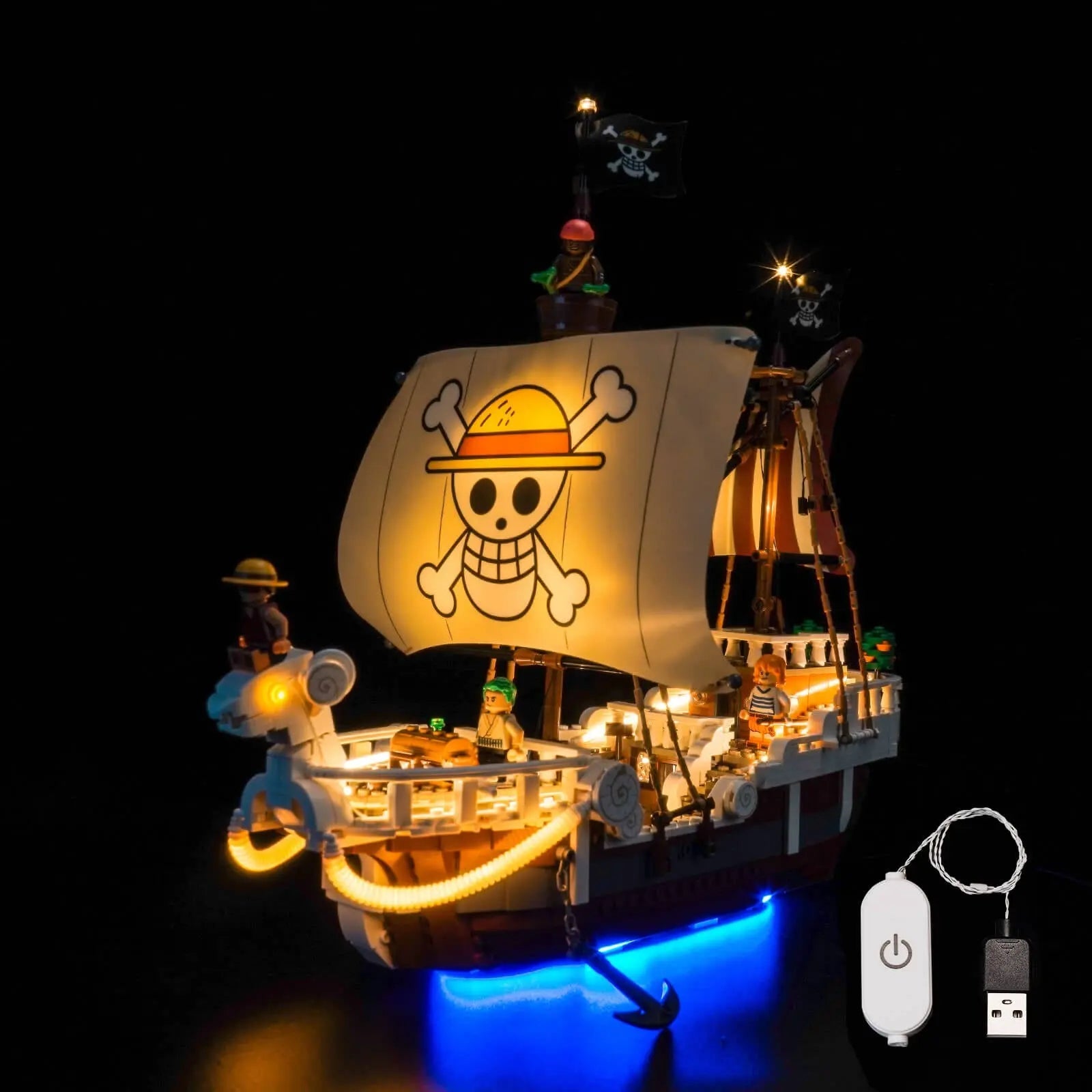 Light Kit for LEGO One Piece The Going Merry Pirate Ship #75639 - Bright My Bricks