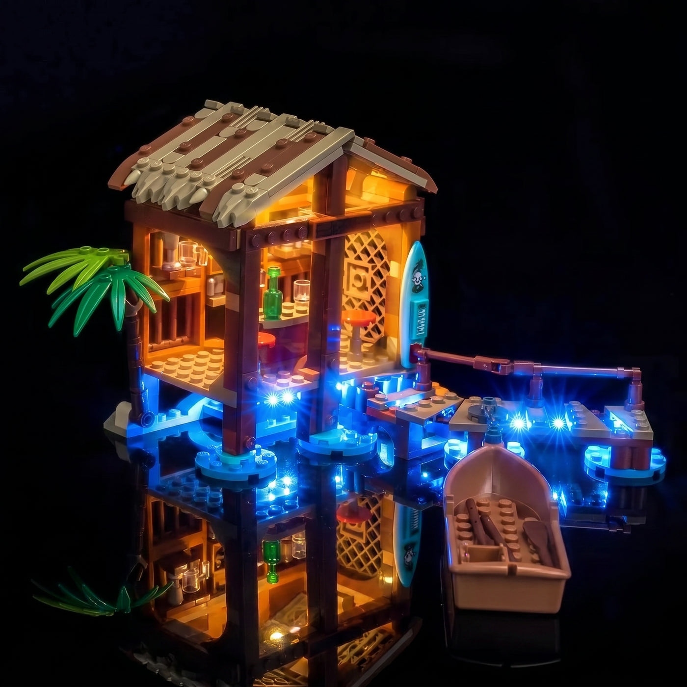 LED light kit for LEGO® One Piece Windmill Village Hut #75636 | Bright My Bricks