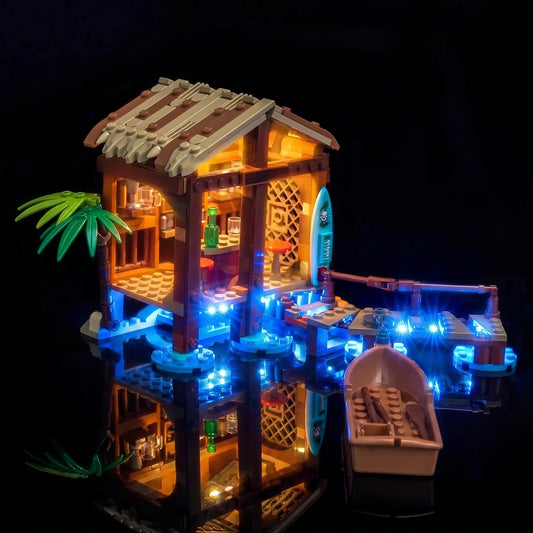 LED light kit for LEGO® One Piece Windmill Village Hut #75636 | Bright My Bricks