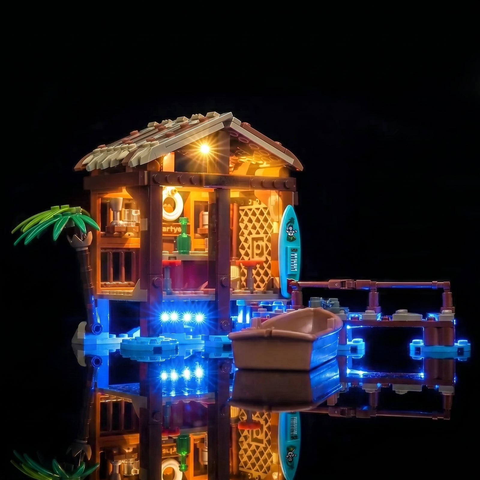 Kit LED pour LEGO® Le bar du village de Fuchsia #75636