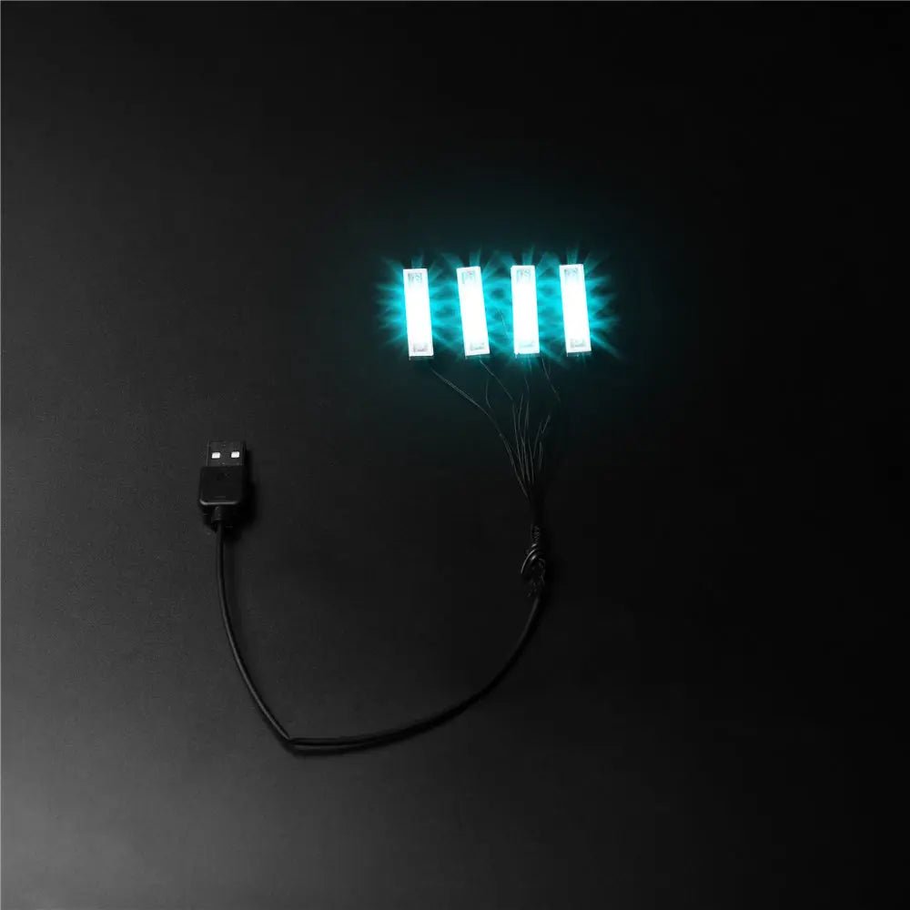 One-to-Four LED Light Strip 0.5m (Pack of 3) — LEGO® lighting component, brightened interior detail