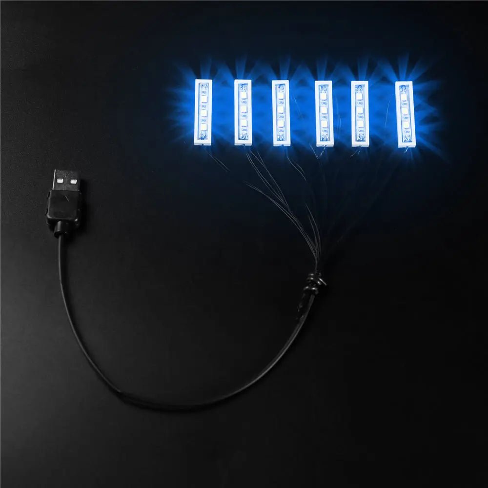 LEGO® lighting component: One-to-Six LED Light Strip 0.5m (Pack of 3) by Bright My Bricks