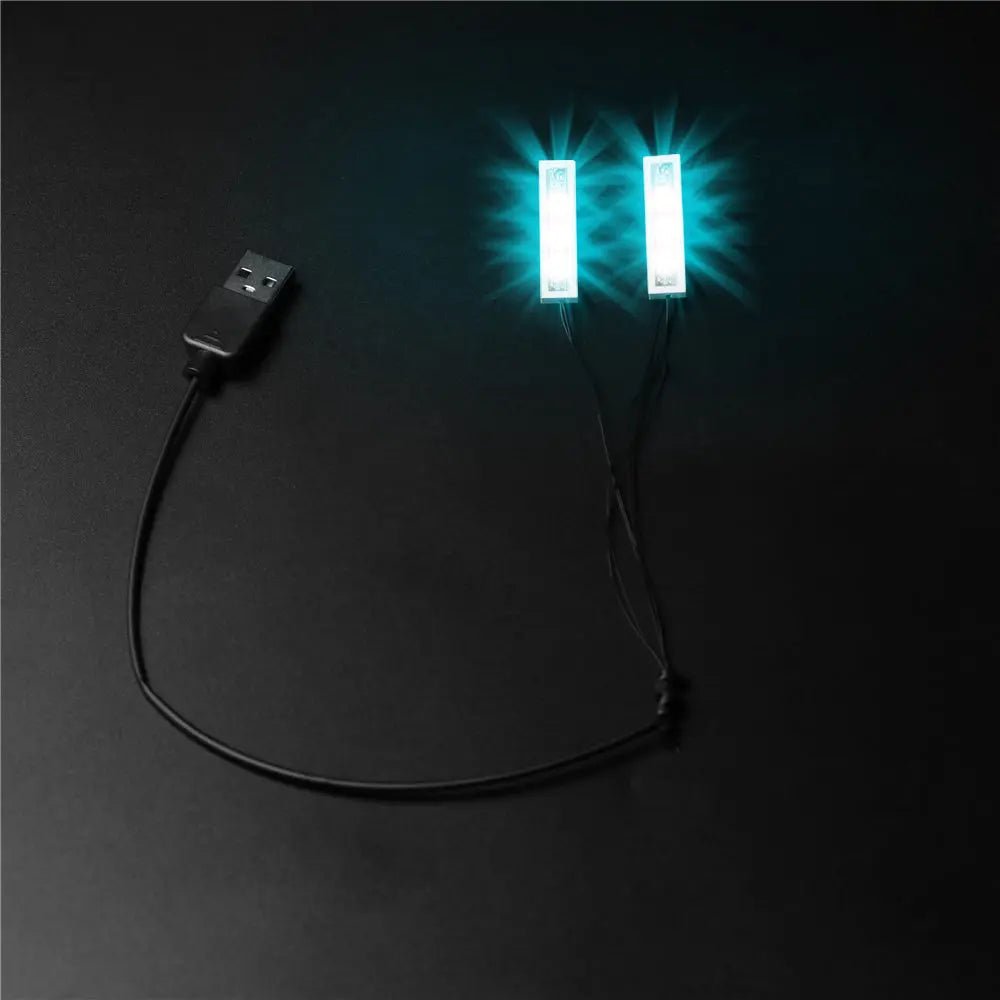 One-to-Two LED Light Strip 0.5m (Pack of 3) — custom LEGO® lighting, installed and glowing