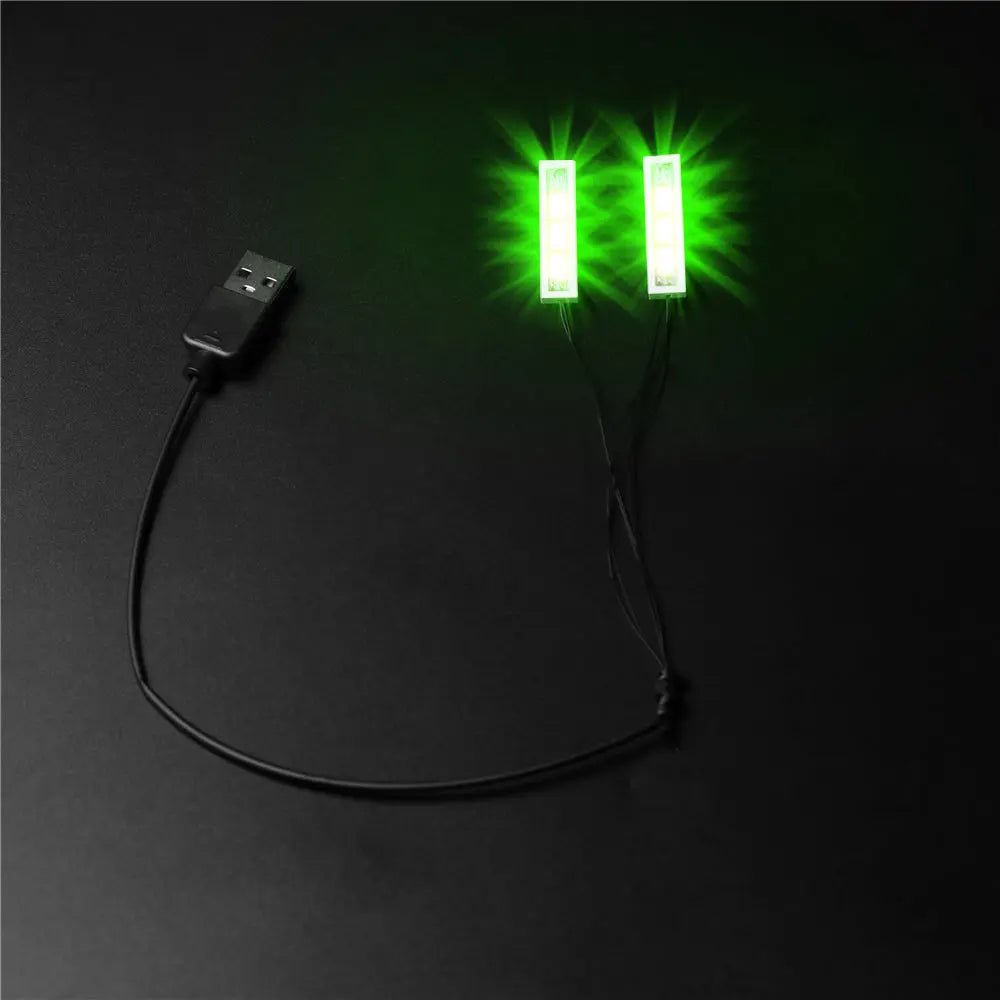 USB-powered LED lights for LEGO®: One-to-Two LED Light Strip 0.5m (Pack of 3) by Bright My Bricks