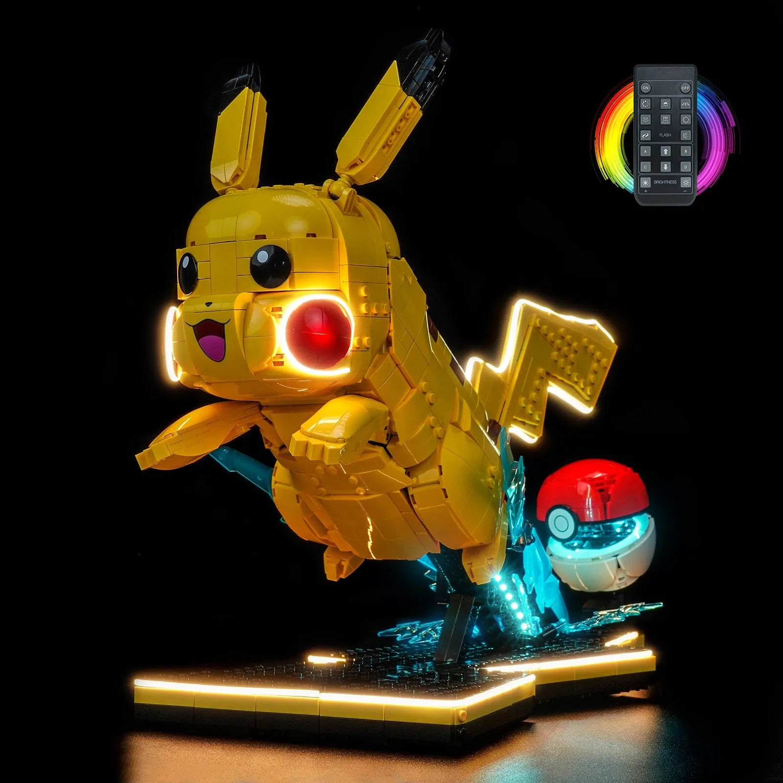 Light Kit for LEGO Pikachu and Poke Ball #72152 - Bright My Bricks