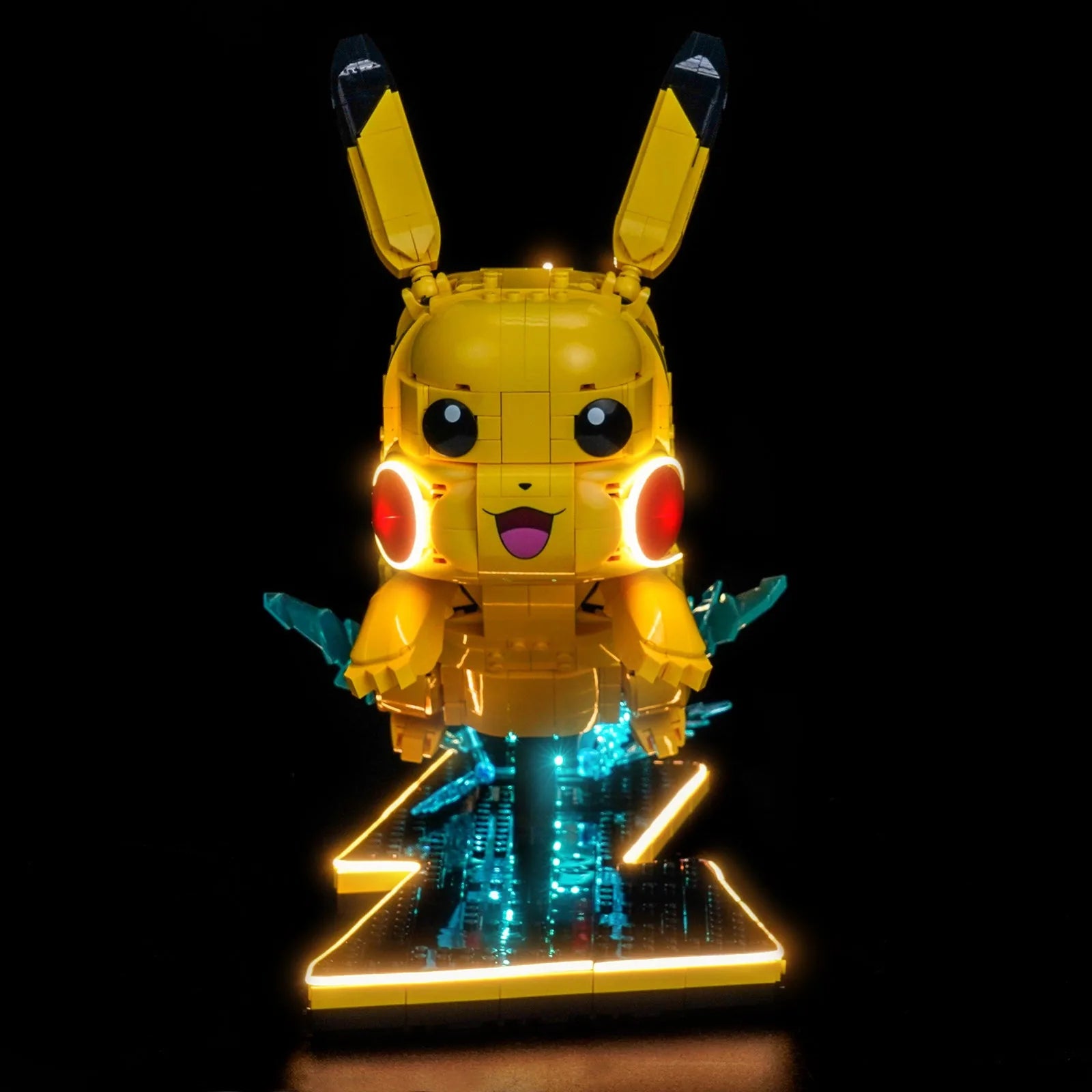 LEGO Pikachu and Poke Ball #72152 LED lighting detail