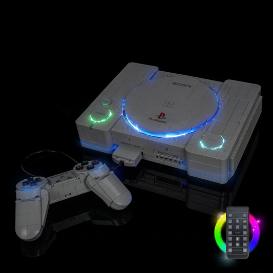 Lichtset für LEGO PlayStation 72306, beleuchtete Retro-Konsolenansicht 10