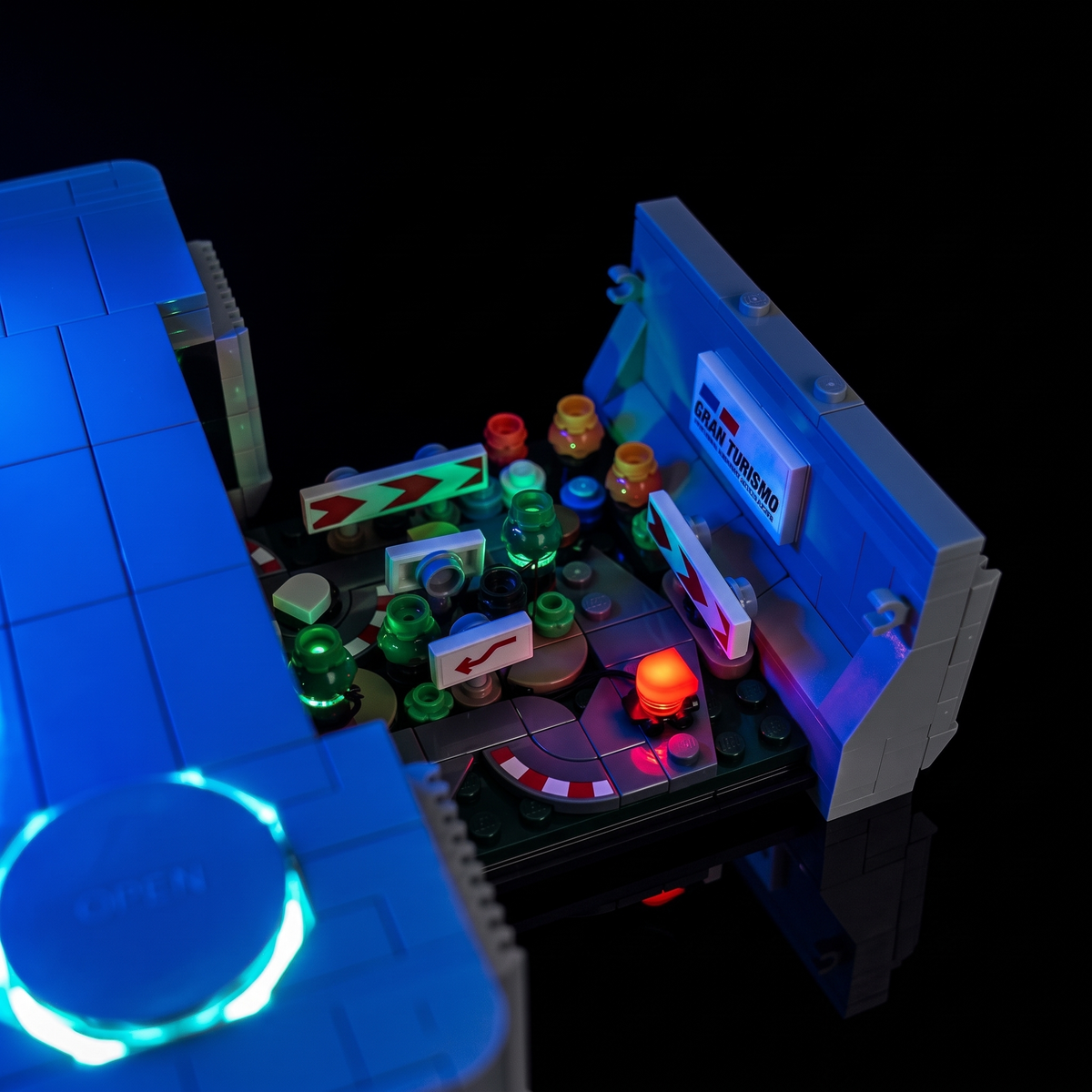 Lichtset für LEGO PlayStation 72306, beleuchtete Retro-Konsolenansicht 13