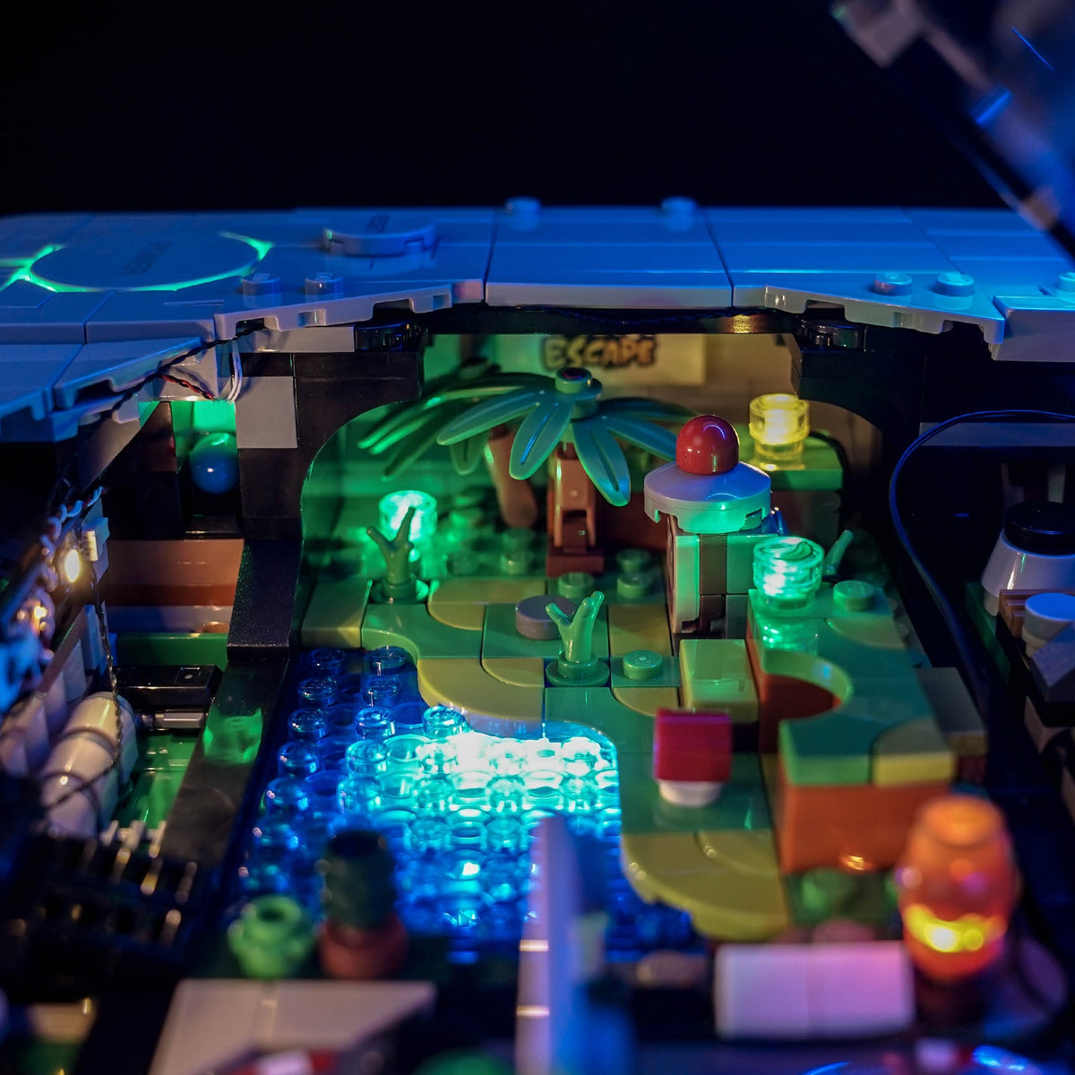 Lichtset für LEGO PlayStation 72306, beleuchtete Retro-Konsolenansicht 3