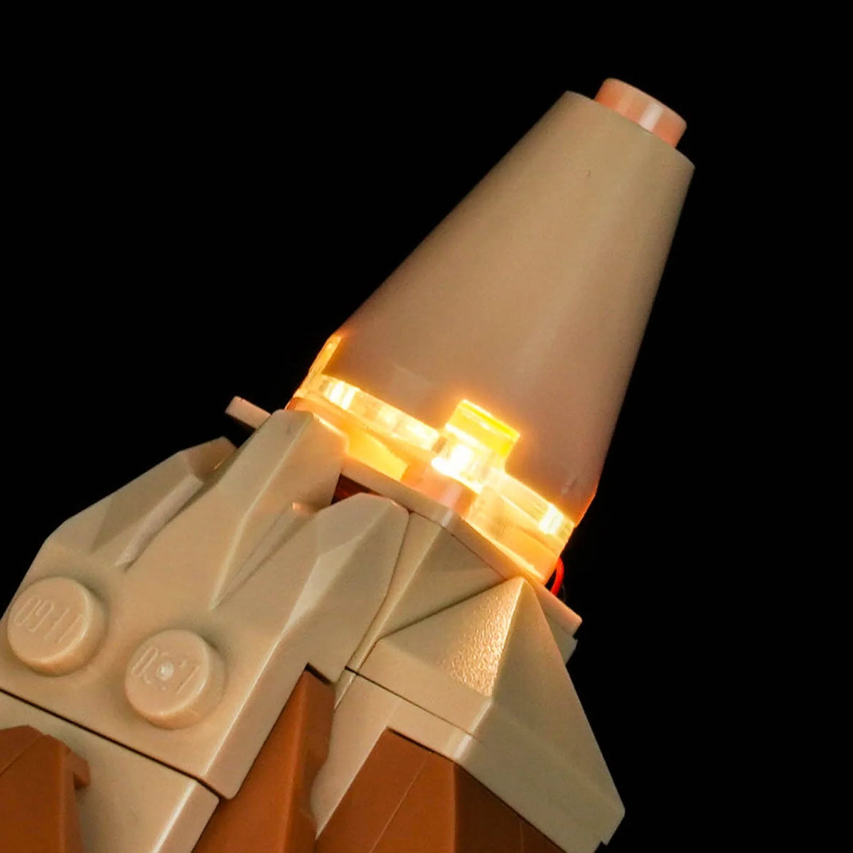 Bright My Bricks LED lighting kit for LEGO® Pokémon Eevee #72151 — front view fully lit
